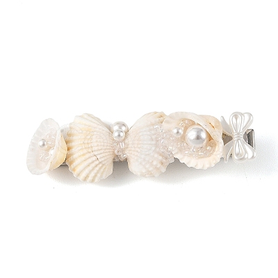 Natural Shell Alligator Hair Clips PHAR-TA000009-1