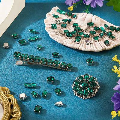 80Pcs 8 Styles Sew on Rhinestone RGLA-TA0001-11A-1