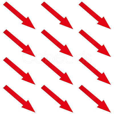 PVC Self Adhesive Arrow Label Stickers DIY-CP0013-44B-1