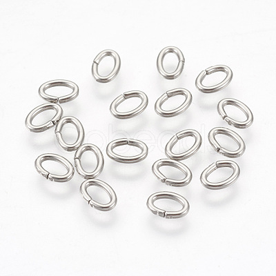 Tarnish Resistant 304 Stainless Steel Open Jump Rings Jewelry Findings STAS-L215-11P-1