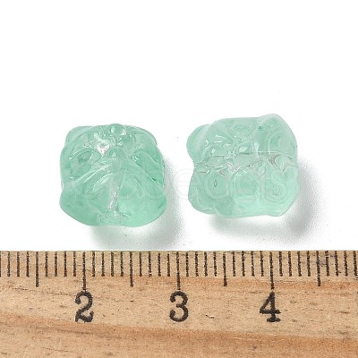 Baking Paint Transparent Glass Beads X1-GLAA-C035-01E-1