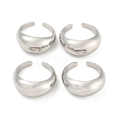 4Pcs Alloy Open Cuff Rings Kit for Women LS-RJEW-K260-05P-1