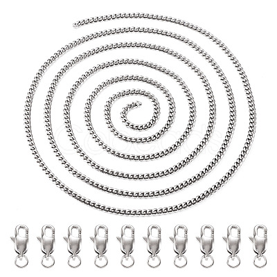 DIY Chain Bracelet Necklace Making Kit STAS-YS0001-01-1