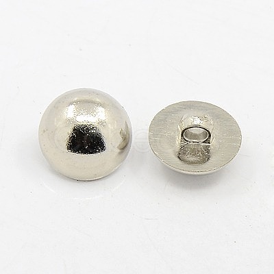 1-Hole Plating Acrylic Shank Button BUTT-D005-01-1