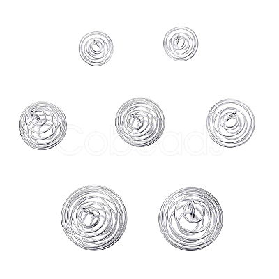 40Pcs 4 Sizes Iron Wire Pendants IFIN-CJ0001-40S-1