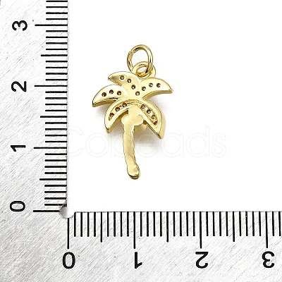 Brass Micro Pave Cubic Zirconia Pendants KK-Z100-02G-1