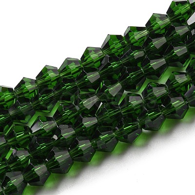 Transparent Glass Beads Strands EGLA-A039-T6mm-D25-1