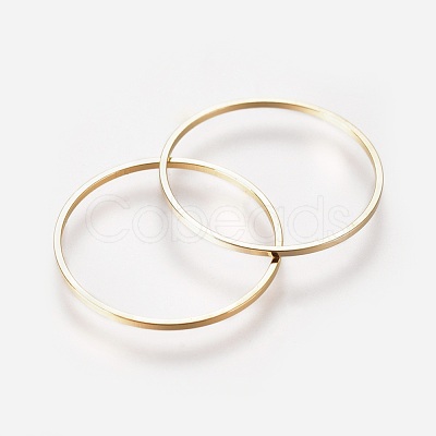 Brass Linking Rings X-EC18722MM-G-1