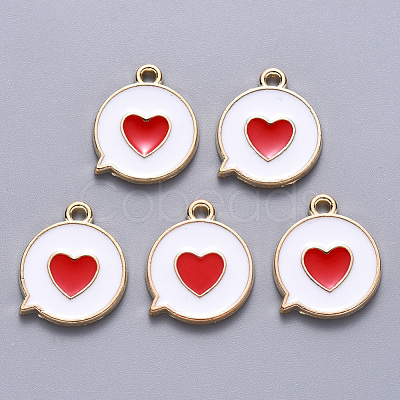 Alloy Enamel Pendants X-ENAM-S121-120A-1