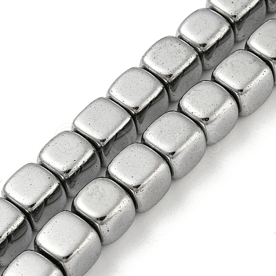 Electroplated Synthetic Non-magnetic Hematite Beads Strands G-Z032-F02-07P-1