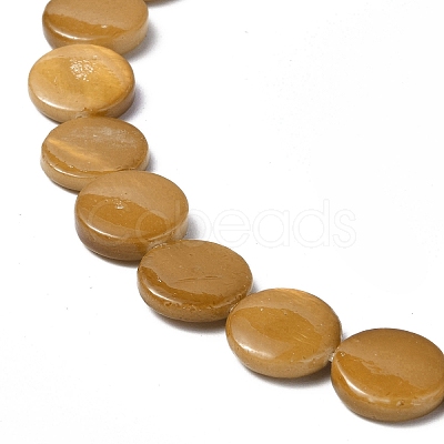 Spray Painted Natural Freshwater Shell Beads Strands SHEL-C003-05F-1