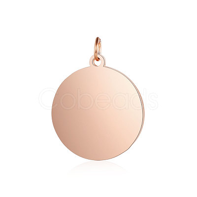 Ion Plating(IP) 304 Stainless Steel Pendants STAS-I311-33G-RG-1