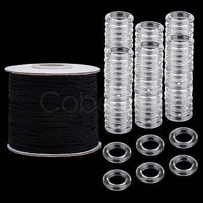 1 Roll Nylon Braided Cord DIY-PH0030-89-1