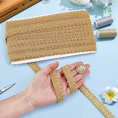 Polyester Lace Trim OCOR-WH0109-356C-1