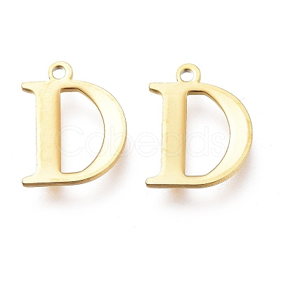 PVD Vacuum Plating 304 Stainless Steel Charms STAS-H112-D-G-1
