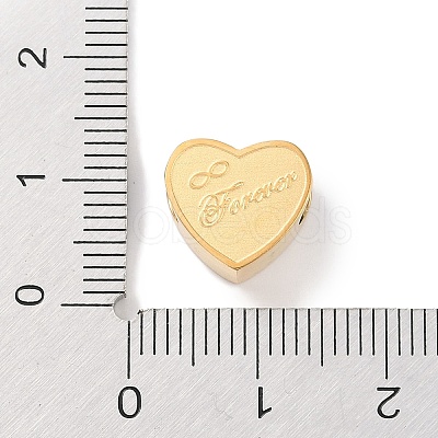 304 Stainless Steel European Beads STAS-K286-04A-G-1