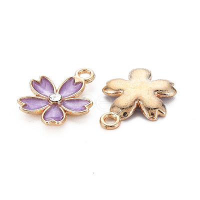 Alloy Enamel Pendants X-ENAM-S121-052E-1