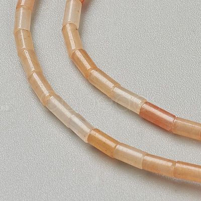 Natural Red Aventurine Beads Strands G-B004-A24-1