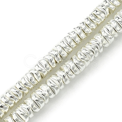 Electroplated Synthetic Non-Magnetic Hematite Beads Strands G-H020-F01-04-1