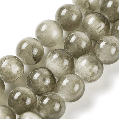 Natural Selenite Beads Strands G-C142-01A-01-1