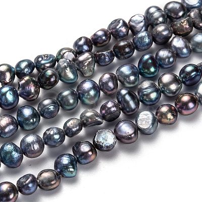 Natural Cultured Freshwater Pearl Beads Strands PEAR-L033-45G-1