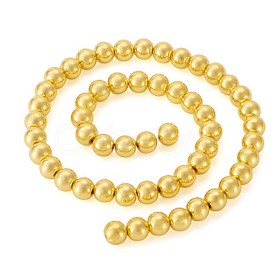 108Pcs 2 Strands Electroplate Glass Beads Strands EGLA-TA0013-58-1