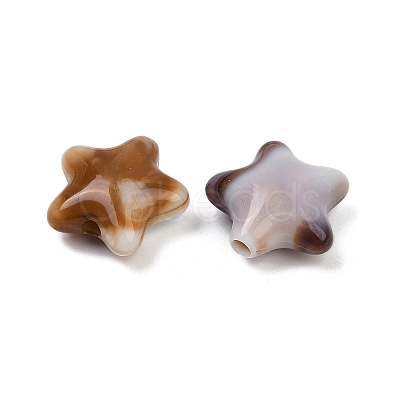 Opaque Acrylic Beads OACR-C022-02-1