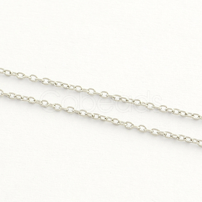 925 Sterling Silver Cable Chains STER-TAC0002-01S-1