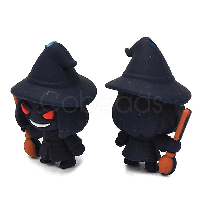 Halloween Silicone Focal Beads SL-CBADC51-10-1