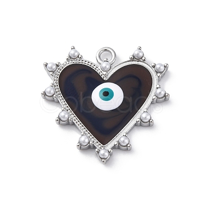 Brass Enamel Pendants KK-D360-02P-1