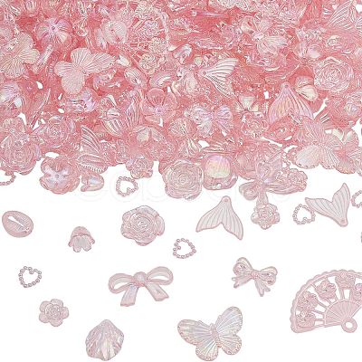 200g Transparent Acrylic Beads OACR-SP0001-86B-1