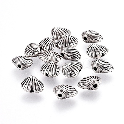 Tibetan Style Alloy Beads TIBEB-A004-015TAS-NR-1