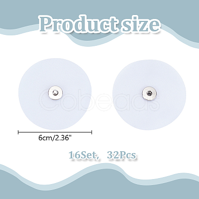 Brass Snap Buttons BUTT-WH0028-58-1