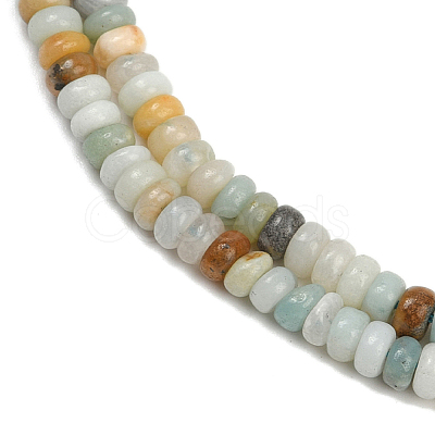 2 Strands Natural Flower Amazonite Beads Strands G-PA0001-27-1