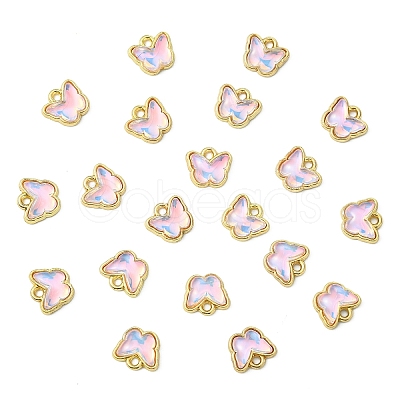 20Pcs Rack Plating Alloy Glass Charms FIND-YW0008-64A-1
