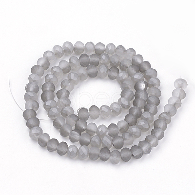 Electroplate Glass Beads Strands X-EGLA-S141-4mm-01D-1