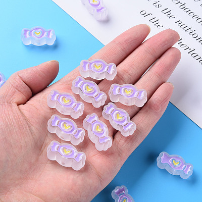 Transparent Acrylic Beads MACR-S374-05B-07-1