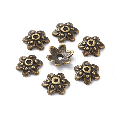 Tibetan Style Bead Caps MLF0626Y-NF-1