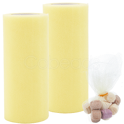 Deco Mesh Polyester Ribbons DIY-GF0013-21A-1