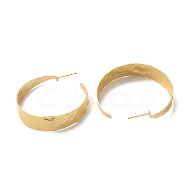 Rack Plating Brass Ear Studs LS-EJEW-P226-14G-1