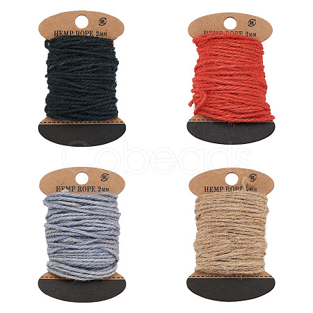 4 Boards 4 Colors Jute Cord OCOR-CW0001-05-1