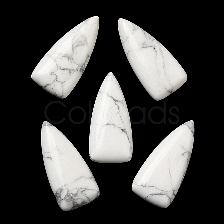 Natural Howlite Cabochons G-D066-03B-1