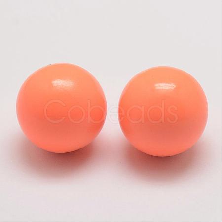 Brass Chime Ball Beads Fit Cage Pendants KK-G298-16mm-14-1