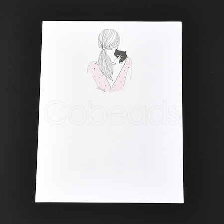 Rectangle Painting Paper Cards DIY-WH0196-24B-14-1