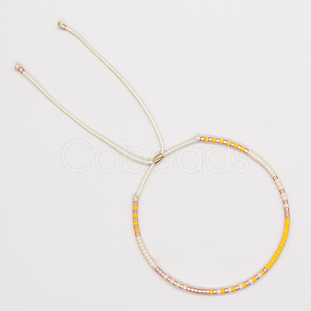 Adjustable Plastic Beaded Slider Bracelets YS6543-14-1