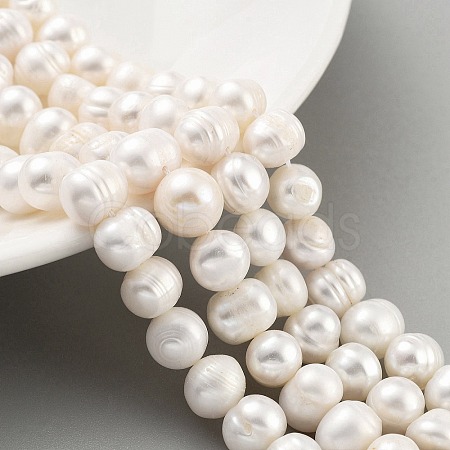 Natural Cultured Freshwater Pearl Beads Strands PEAR-C003-15F-1