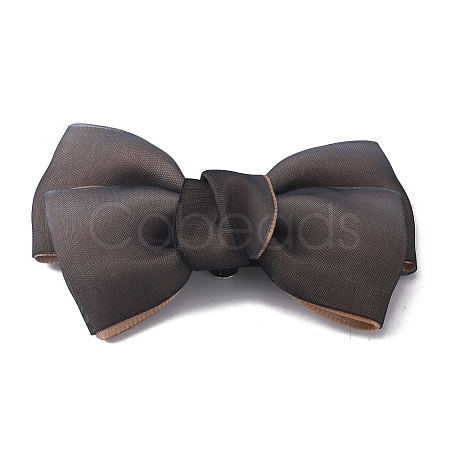 Polyester Bowknot Shoe Decorations AJEW-WH0323-25E-1