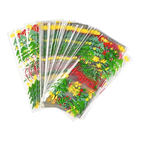 Christmas Theme OPP Plastic Storage Bags ABAG-B003-09-1