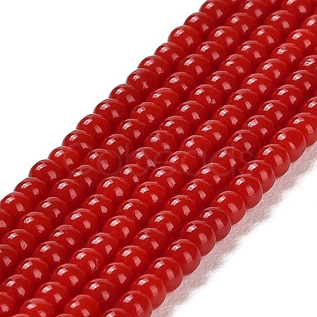 Imitation Jade Glass Beads Strands GLAA-K062-A01-01-1