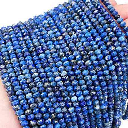 Natural Lapis Lazuli Beads Strands G-L587-B04-02-1